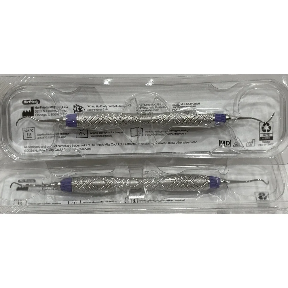 HuFriedyGroup S204SXE2 204S DE Sickle Scaler EE2 Harmony Sterile Lot of 5 New